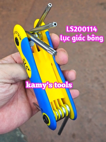 Bộ lục giác và bộ lục giác sao hoa thị xếp gọn bỏ túi 8 cây LS+ LS200113 và LS200114