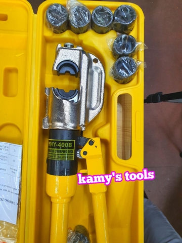 Kìm ép cos thủy lực TLP HHY-400B mở miệng 32mm đai ép 16-400mm2