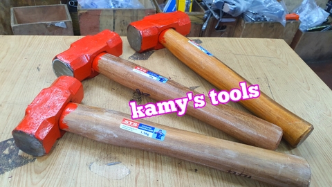 Búa thép đầu lục giác cán gỗ Sơn Tùng Việt Nam