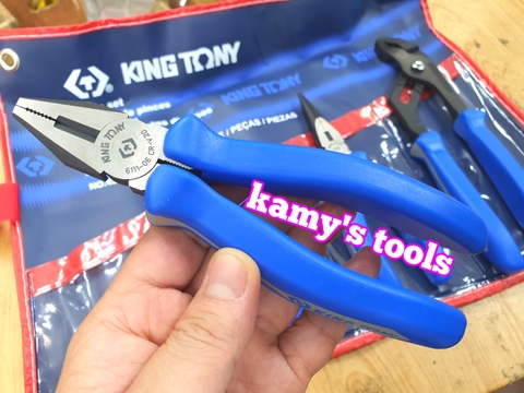 Bộ kìm 4 cái Kingtony model 42104GP (Kìm cắt, điện, nhọn, mỏ quạ)