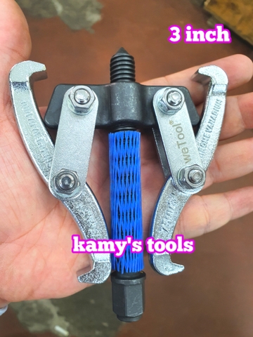 Cảo 2 chấu 3 inch 75mm và 4 inch 100mm Wetools thép Chrome Vanadium cao cấp, vam 2 chấu