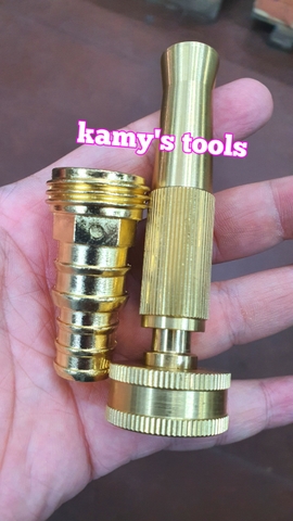 Vòi xịt nước tưới cây, rửa xe bằng đồng chất lượng cao, đầu xịt nước model E0005 Buddy