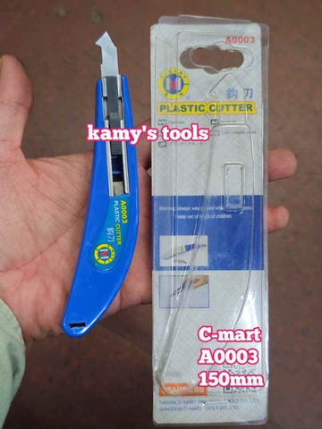 Dao móc câu rọc nhựa mica 6 inch 150mm C-mart model A0003