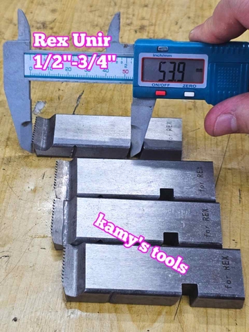 1/2-3/4 inch Dao tiện ren ống Rex hiệu Unir BSPT bản dao 27mm WTUR-1234