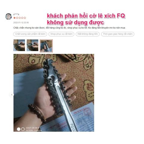 Cờ Lê Xích 12 inch Wetools Mở Được Ống 110mm và FQ 12" (Cảo Dây Xích 12”)