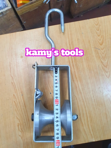 Puly Nhôm Kéo Cáp Dài 410mm, Ròng Rọc Nhôm