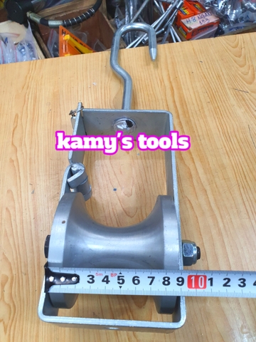 Puly Nhôm Kéo Cáp Dài 410mm, Ròng Rọc Nhôm