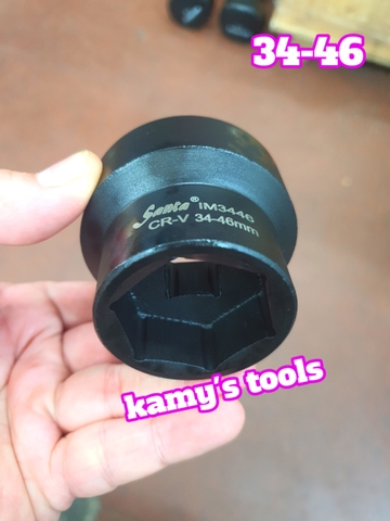 Đầu tuýp khẩu 2 đầu 39mm 41mm và 34mm 46mm lỗ vuông 1/2 inch thép đen cao cấp