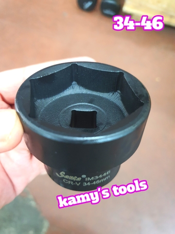 Đầu tuýp khẩu 2 đầu 39mm 41mm và 34mm 46mm lỗ vuông 1/2 inch thép đen cao cấp