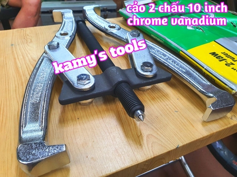 Cảo 2 Chấu 10 Inch Wetools Chrome Vanadium, Vam 2 Chấu 10 Inch