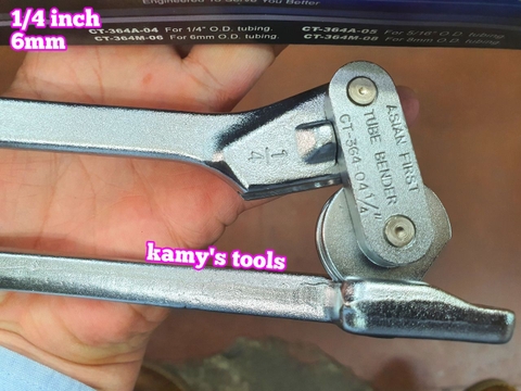 Dụng Cụ Uốn Ống Đồng Inox 6mm Ct-364a-04 Asian First Brand Taiwan (Vam Uốn Ống 6mm)