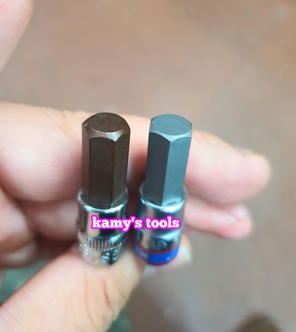 Tuýp lú đầu Lục Giác 1/4 inch Kingtony dài 37mm H3 H4 H5 H6 H7 H8 H10 203503 203504 203505 203506 203507 203508 203510