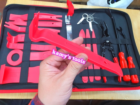 Bộ cậy taplo ô tô, bộ nạy nhựa nội thất ô tô 20 chi tiết Trigoldte