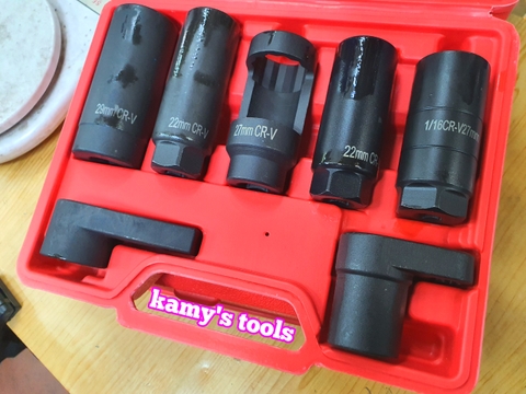 Bộ dụng cụ tuýp tháo mở cảm biến oxy 7 chi tiết