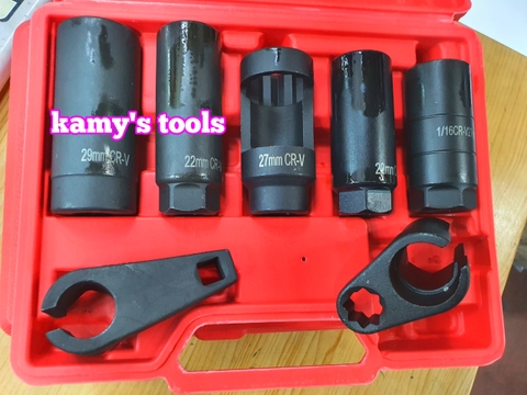 Bộ dụng cụ tuýp tháo mở cảm biến oxy 7 chi tiết