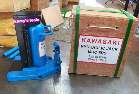 Đội móc 5 tấn đội đầu 10 tấn kích móc MHC-5RS Kawasaki, kích chân