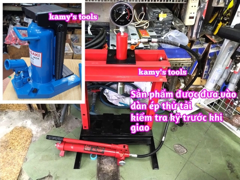 Đội móc 5 tấn đội đầu 10 tấn kích móc MHC-5RS Kawasaki, kích chân