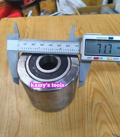 Bánh xe nâng tay bánh xe rùa bằng sắt thép 68x72mm