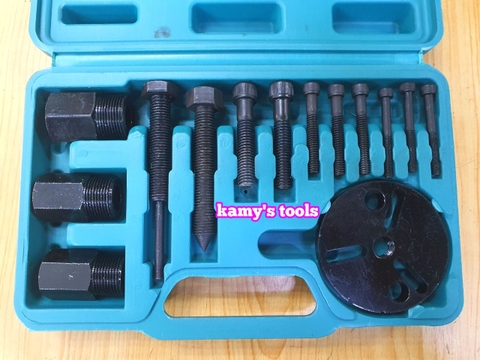 Dụng cụ tháo mặt hít lốc điều hòa ô tô 14 chi tiết, vam cảo mặt hít điều hòa