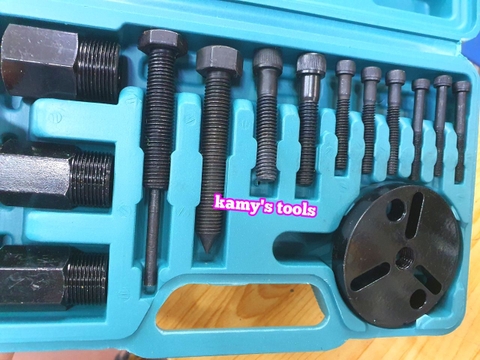 Dụng cụ tháo mặt hít lốc điều hòa ô tô 14 chi tiết, vam cảo mặt hít điều hòa