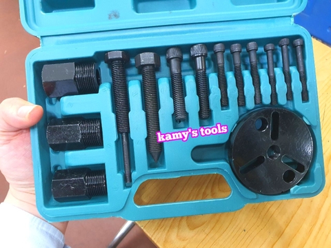 Dụng cụ tháo mặt hít lốc điều hòa ô tô 14 chi tiết, vam cảo mặt hít điều hòa