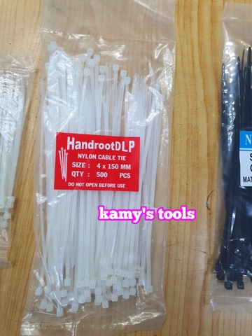 Dây rút dây thít nhựa màu đen 3x100 và 4x150 (1 bich/ 100 sợi)