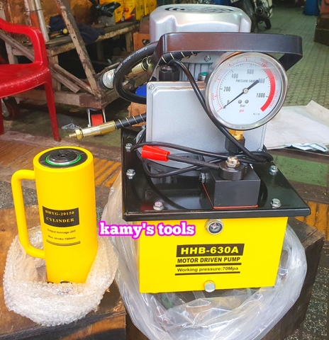 Bơm điện thủy lực TLP HHB-630A 0.75kw áp lực 70mpa công tắc gạt tay