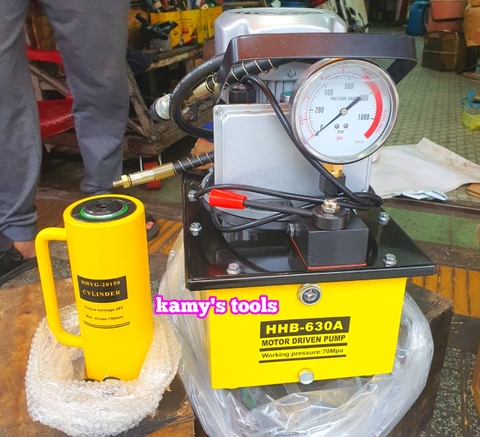 Bơm điện thủy lực TLP HHB-630A 0.75kw áp lực 70mpa công tắc gạt tay