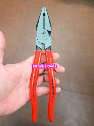 KÌM ĐIỆN BLACK HAND 225MM BH-398 9 INCH (KỀM ĐIỆN, KIỀM ĐIỆN)