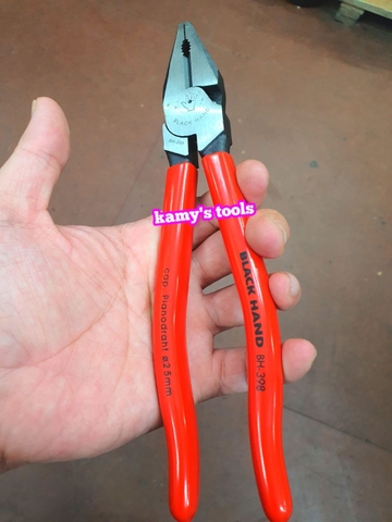 KÌM ĐIỆN BLACK HAND 225MM BH-398 9 INCH (KỀM ĐIỆN, KIỀM ĐIỆN)