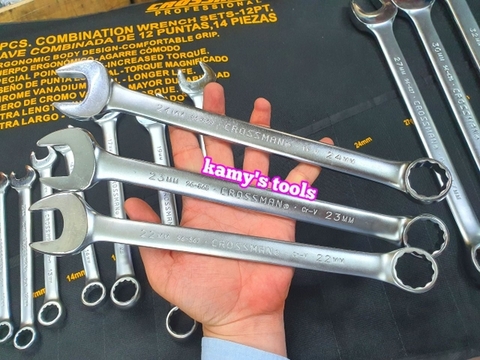 Cờ Lê Vòng Miệng Crossman 6mm 7mm 8mm 9mm 10mm 11 mm 12mm 13mm 14mm 15mm 16mm 17mm 18mm 19mm 20mm 21mm 23mm