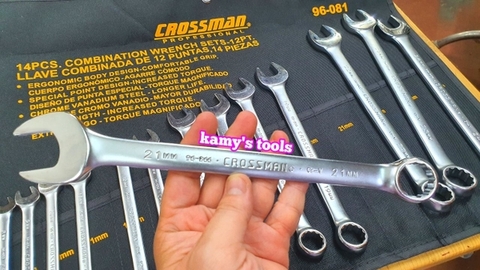 Cờ Lê Vòng Miệng Crossman 6mm 7mm 8mm 9mm 10mm 11 mm 12mm 13mm 14mm 15mm 16mm 17mm 18mm 19mm 20mm 21mm 23mm