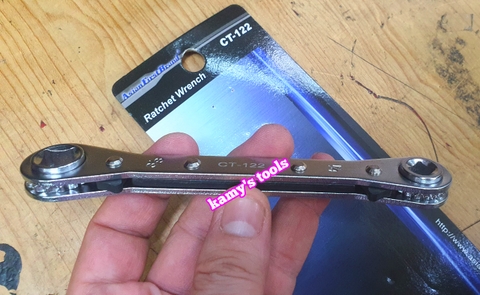 Cờ Lê Vòng 4 Đầu Mở Van Gas Lạnh Ct-122 Asian First Brand Taiwan (Van Mở Ga Lạnh 4 Đầu)