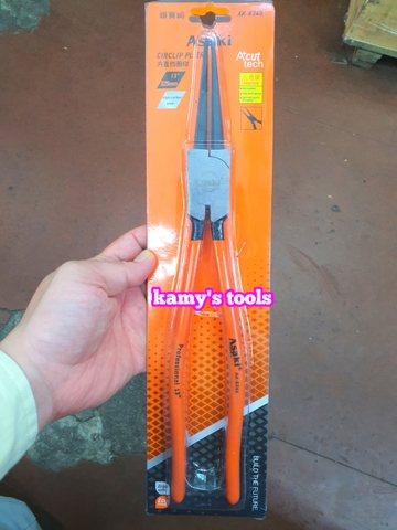 Kìm Mở Phe Asaki 13 inch 325mm Cong Thẳng Bóp Vào Bung Ra AK-8331 AK-8345 AK-8338 AK-8352