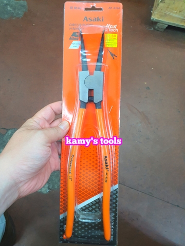 Kìm Mở Phe Asaki 13 inch 325mm Cong Thẳng Bóp Vào Bung Ra AK-8331 AK-8345 AK-8338 AK-8352