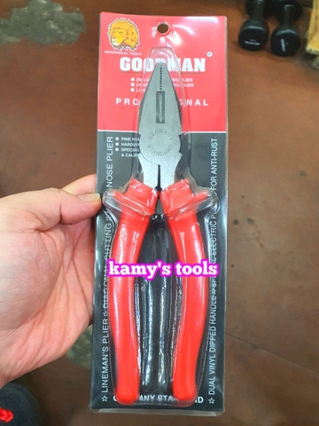 Kìm Điện Kìm Cắt Kìm Nhọn Goodman 6 Inch Và 8 Inch bán lẻ từng cái
