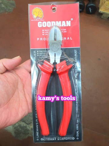 Kìm Điện Kìm Cắt Kìm Nhọn Goodman 6 Inch Và 8 Inch bán lẻ từng cái