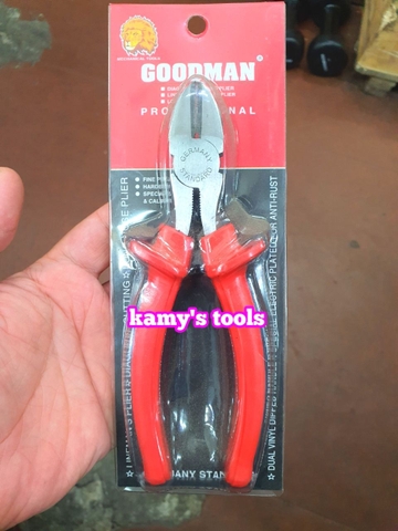 Kìm Điện Kìm Cắt Kìm Nhọn Goodman 6 Inch Và 8 Inch bán lẻ từng cái