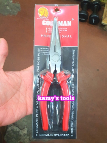 Kìm Điện Kìm Cắt Kìm Nhọn Goodman 6 Inch Và 8 Inch bán lẻ từng cái