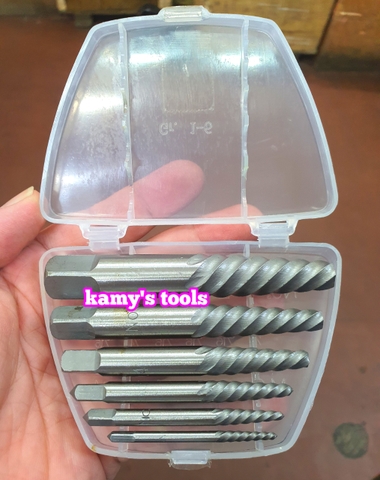 Bộ mũi vít ta rô tháo mở bu lông ốc vít gãy hỏng 6 cây SKC 1816 Nhật