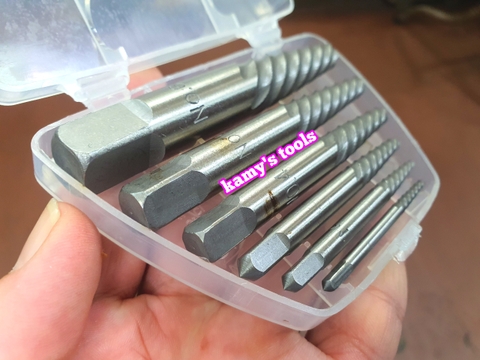 Bộ mũi vít ta rô tháo mở bu lông ốc vít gãy hỏng 6 cây SKC 1816 Nhật