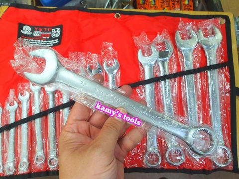 Bộ Cờ Lê Vòng Miệng Yeti 14 Cái 10-32mm Nặng Khoảng 2929g, Bộ Chìa Khóa Vòng Miệng Yeti