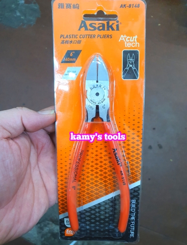 Kìm Cắt Asaki 5” Ak-8147 125mm 6” Ak-8148 150mm (Kiềm Cắt, Kềm Cắt)