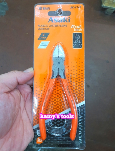 Kìm Cắt Asaki 5” Ak-8147 125mm 6” Ak-8148 150mm (Kiềm Cắt, Kềm Cắt)