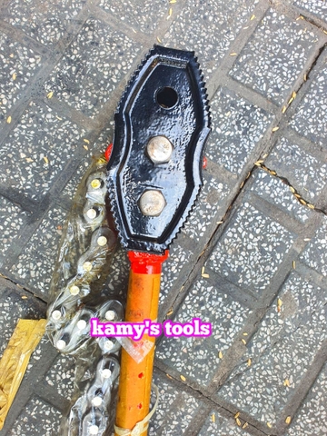 Cờ Lê Xích mở ống 200mm Cán Dài 48 inch 1110mm Xích Dài 960mm