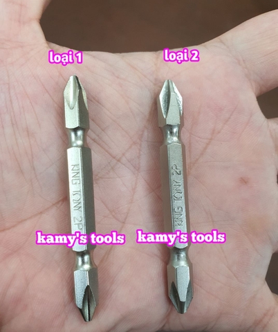 Mũi Bắn Vít 2 Đầu Bake 4 Cạnh Kingtony Dài 65mm 136502P bán lẻ từng cái