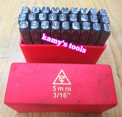 Bộ Đóng Chữ Xuôi Top YC-601 2mm 3mm 4mm 5mm 6mm