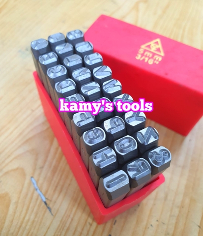 Bộ Đóng Chữ Xuôi Top YC-601 2mm 3mm 4mm 5mm 6mm