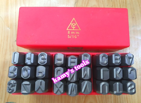 Bộ đóng chữ xuôi TOP YC-601 8mm YC-601-8.0