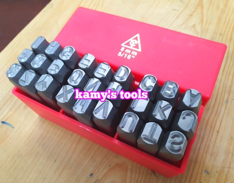 Bộ đóng chữ xuôi TOP YC-601 8mm YC-601-8.0
